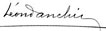 signature Lon Danchin