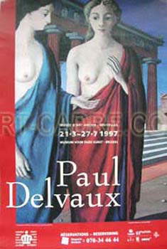 vintage poster Paul DELVAUX