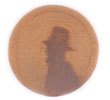 Plate - Man with hat - Personnage au chapeau