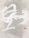 White calligraphy - Calligraphie blanche