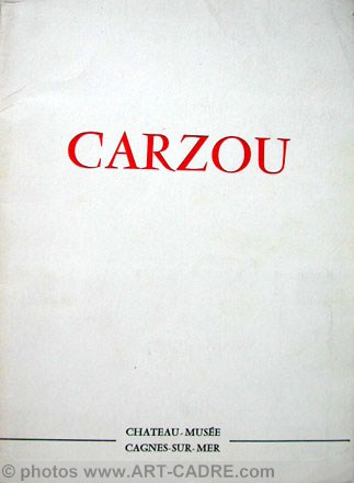 Carzou, Peintures- Lithographies  expo 1960 