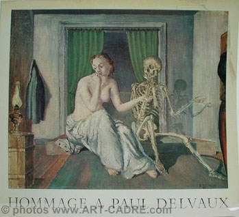 Hommage  Paul Delvaux - expo 1977 