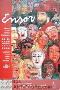Ensor aux masque - expo sep 1999 - fe 2000 - Muse d'Art Ancien - Bruxelles Clickez pour zoomer