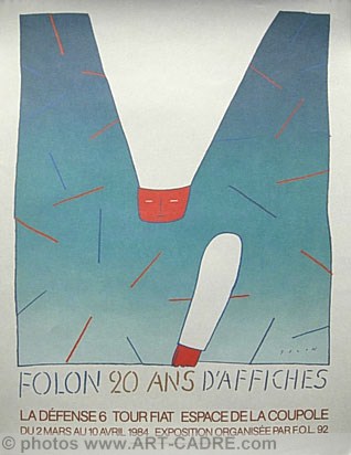 Folon 20 Ans d'Affiches Click to ZOOM
