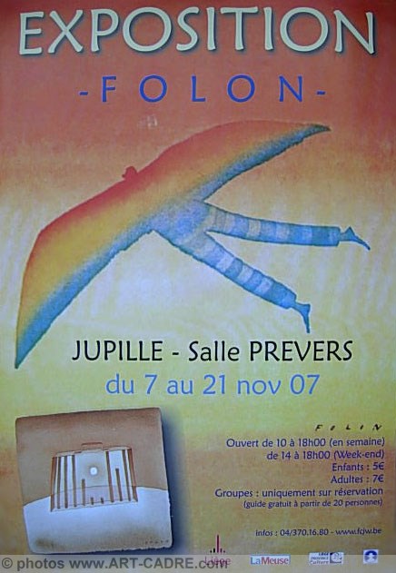 Exposition Folon  Jupille Salle PREVERS Click to ZOOM
