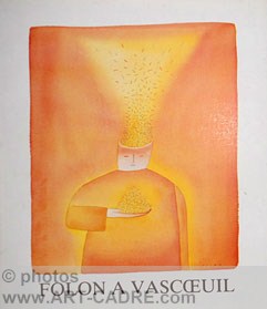 Folon  Vascoeuil - Aquarelles Estampes Affiches  