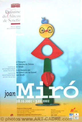 Domaine du Chteau de Seneffe - Joan MIRO 18-10-2001 - 3-2-2002 Clickez pour zoomer