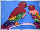 "Deux Perroquets - Two Parrots" Click to ZOOM